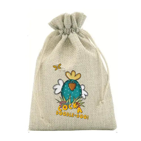 Saco Presente Galinha Doodle - Charmy Gift Store