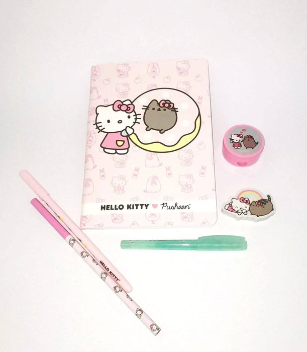 Set escrita Hello Kitty and Pusheen the Cat A minha loja Casa e Decoração