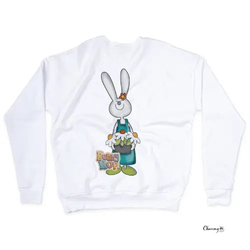 Sweat Branca Bunny Hop - Charmy Gift Store