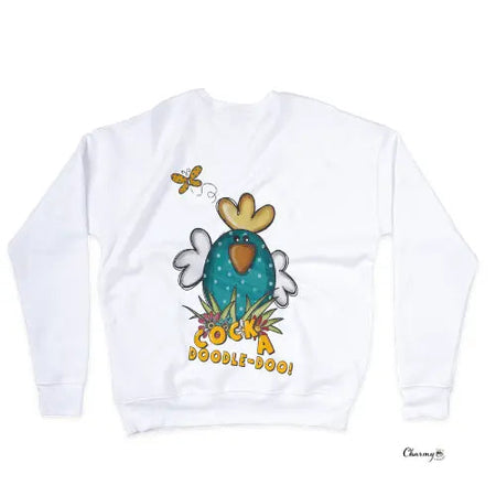 Sweat Branca Doodle - Doo - Charmy Gift Store