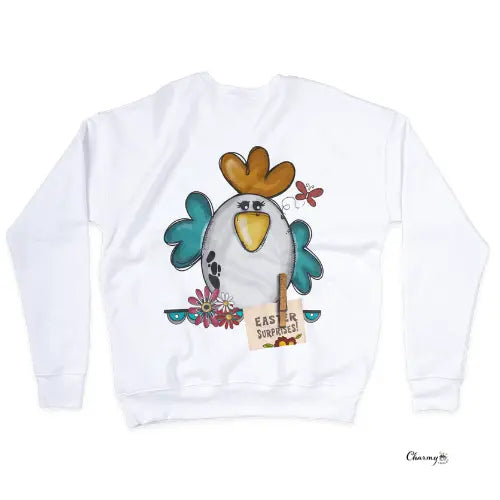 Sweat Branca Easter Surprise - Charmy Gift Store