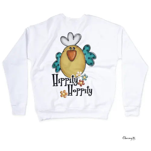 Sweat Branca Hippity - Charmy Gift Store