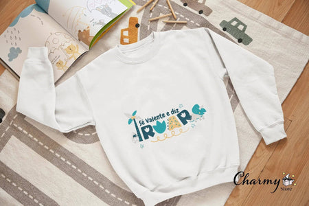 Sweatshirt Dinossauro Infantil 002 – Conforto, Estilo e Exclusividade para Crianças