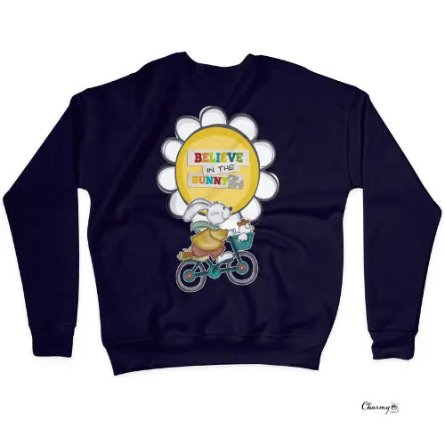 Sweatshirt Bunny Bike - Charmy Gift Store