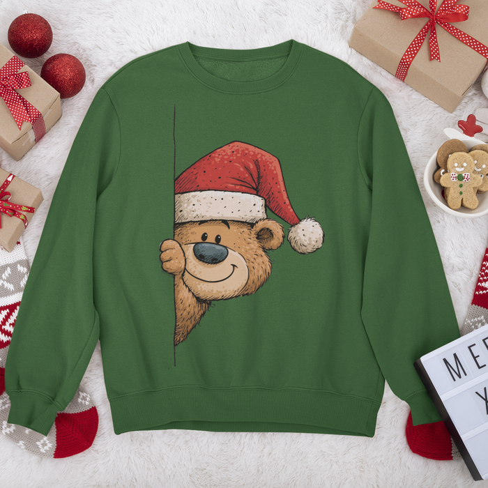 Sweatshirt de Natal com Ursinho