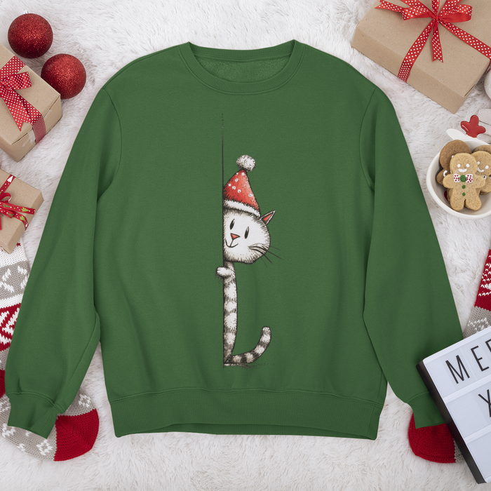 Sweatshirt de Natal com Gatinhos