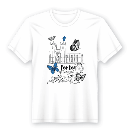 T-Shirt Distrito do Porto A minha loja Vestuário e acessórios
