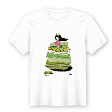 Camiseta em Lata A Princesa e a Ervilha – Presente Único e Original Feito em Portugal A minha loja Vestuário e acessórios
