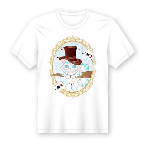 Camiseta em Lata Alice no País das Maravilhas | Presente Único Charmy Gift Store® A minha loja Vestuário e acessórios