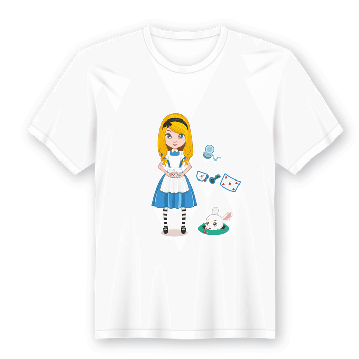 Camiseta em Lata Alice no País das Maravilhas - Presente Único e Encantador A minha loja Vestuário e acessórios
