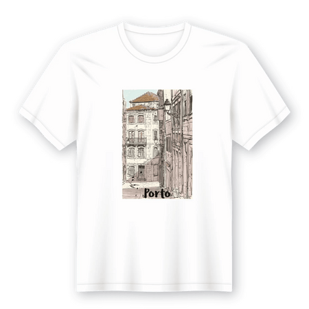 T-Shirt em Lata Distrito do Porto - T-Shirt em Lata Porto A minha loja Vestuário e acessórios