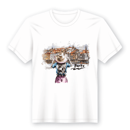 T_Shirt em Lata Distrito do Porto A minha loja Vestuário e acessórios