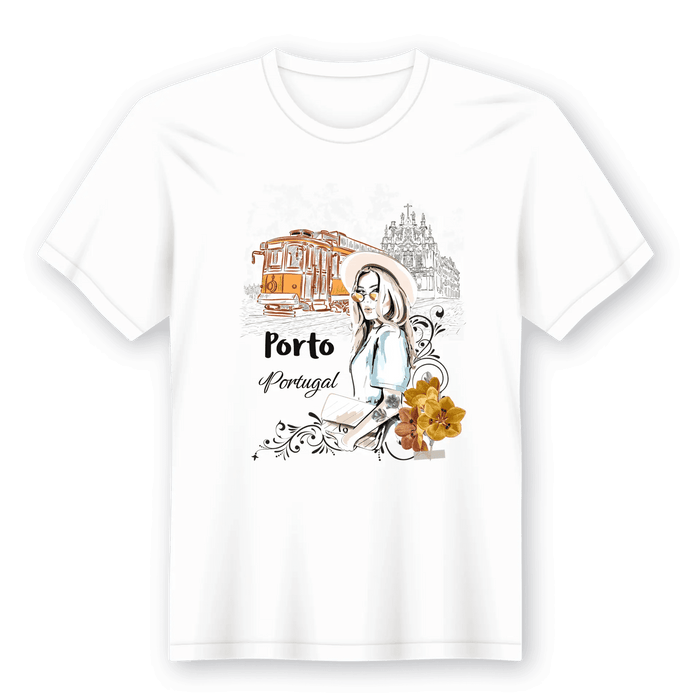 T-Shirt em Lata Distrito Porto A minha loja Vestuário e acessórios