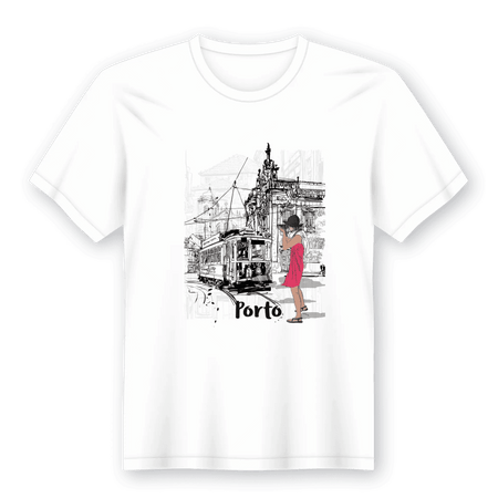 T-Shirt em Lata Distrito Porto A minha loja Vestuário e acessórios