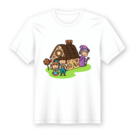 Camiseta em Lata Hansel e Gretel – Presente Único e Original Feito em Portugal A minha loja Vestuário e acessórios