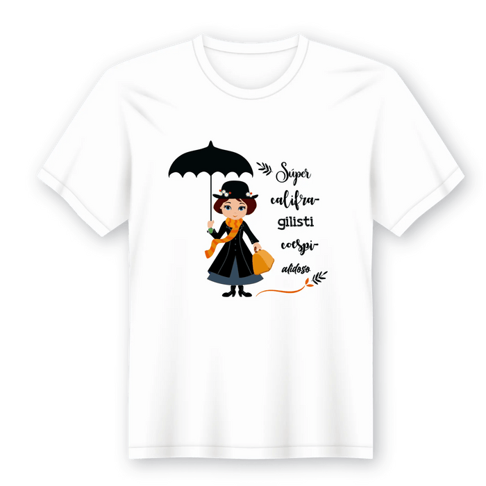 Camiseta em Lata Mary Poppins - Presente Único e Encantador para Crianças A minha loja Vestuário e acessórios