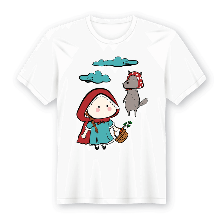 Camiseta em Lata O Capuchinho Vermelho - Presente Original e Exclusivo A minha loja Vestuário e acessórios