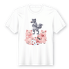 Camiseta em Lata Os Três Porquinhos – Presente Único e Criativo, Feito em Portugal pela Charmy Gift Store® A minha loja Vestuário e acessórios