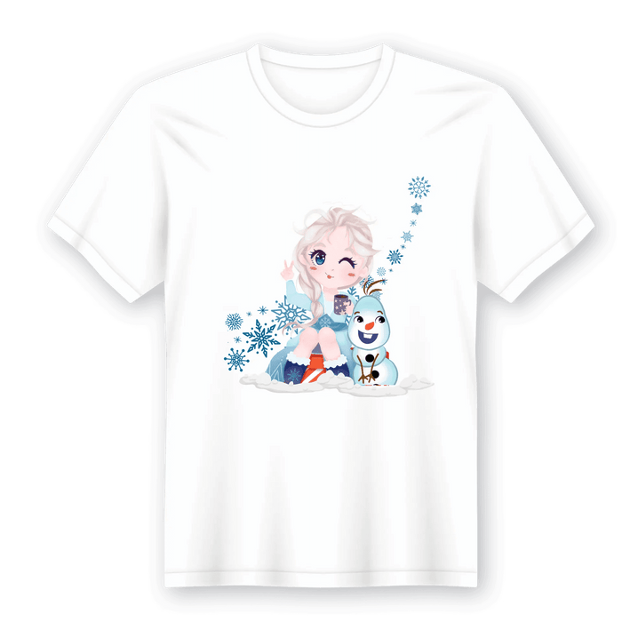 Camiseta em Lata Princesa Elsa Frozen – Presente Único para Crianças de 1 a 12 Anos A minha loja Vestuário e acessórios