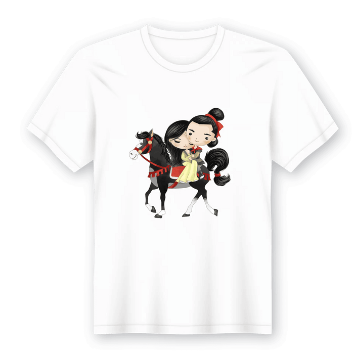 Camiseta em Lata da Princesa Mulan – Presente Único e Exclusivo Charmy Gift Store® A minha loja Vestuário e acessórios