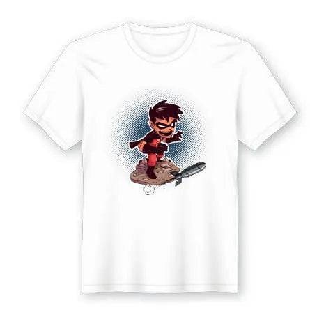Camiseta Robin dos Super-Heróis em Lata – Presente Original para Crianças A minha loja Vestuário e acessórios