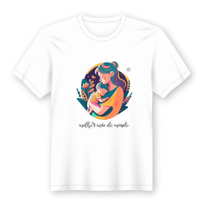 Camiseta Mãe Ref: 9011 - 100% Algodão com Estampagem Variável por Tamanho A minha loja Vestuário e acessórios