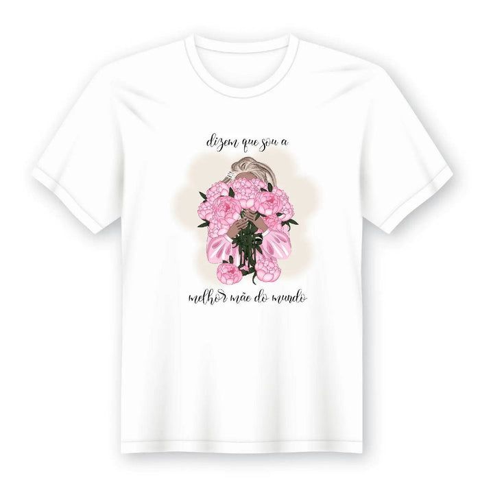 Camiseta para Mãe 100% Algodão com Estampas Variadas e Tamanhos de S a 3XL A minha loja Vestuário e acessórios