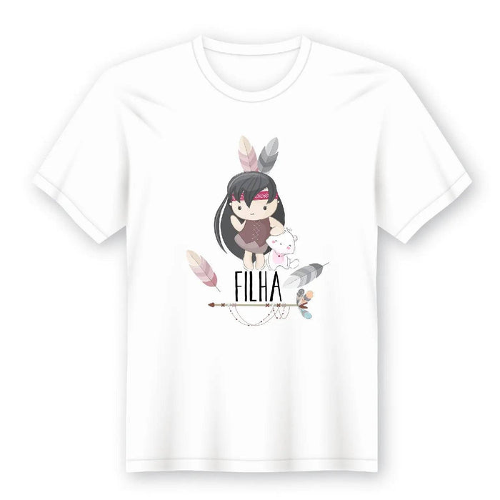 T-shirts Especiais para Mãe e Filhos - Conjunto em Lata com Camisetas 100% Algodão A minha loja Vestuário e acessórios