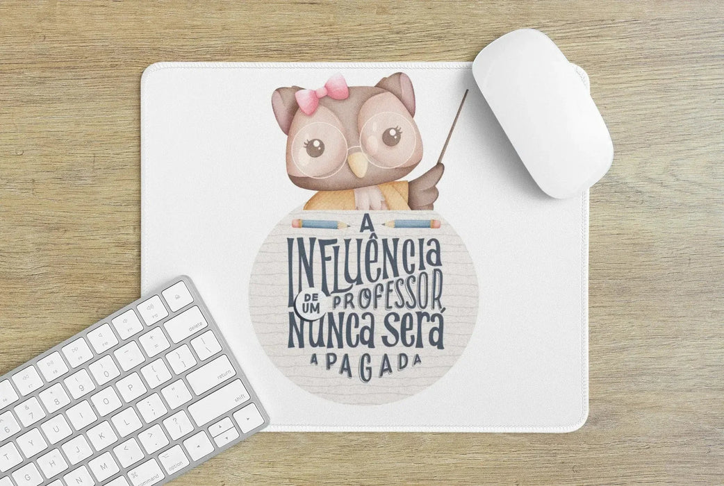 Tapete de Rato 'Influência do Professor' Personalizado - Elegância e Conforto para Seu Espaço de Trabalho