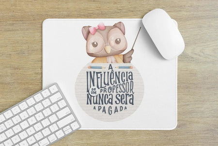 Tapete de Rato 'Influência do Professor' Personalizado - Elegância e Conforto para Seu Espaço de Trabalho