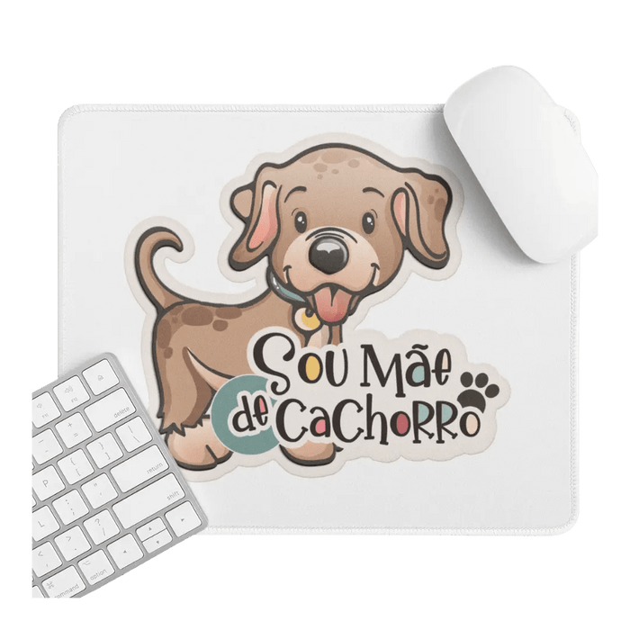Tapete de Rato Exclusivo "Sou Mãe de Cachorro" – Personalizado, Confortável e Estiloso, 180x220x3mm