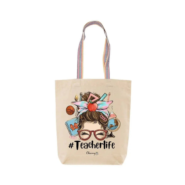Tote Bag Teacher Life - Charmy Gift Store