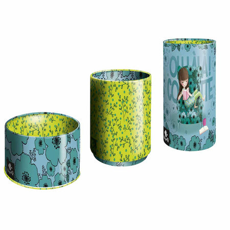 Três Latas de metal COQUETTE by BUSQUETS A minha loja Papelaria