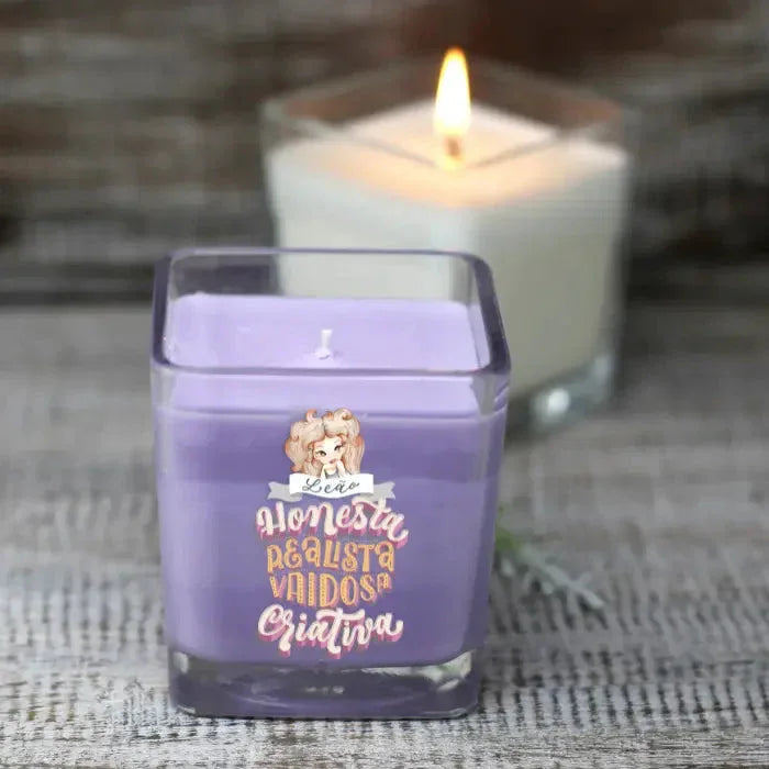 Vela de cera de Soja Leão - Charmy Gift Store