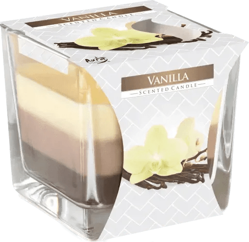 Vela em Frasco Arco - Íris – Baunilha - Charmy Gift Store
