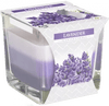Vela em Frasco Arco - Íris – Lavanda - Charmy Gift Store