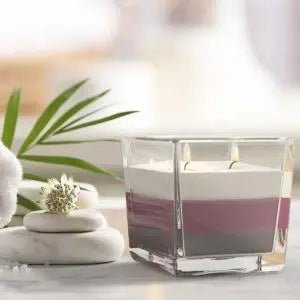 Vela em Frasco Arco - Íris – Maçã e Canela - Charmy Gift Store