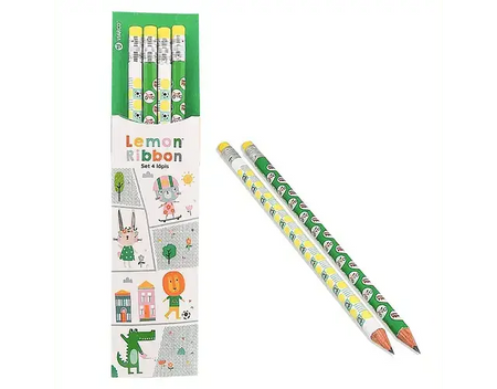VIARCO Leão e Crocodilo Set 4 Lápis Viarco - Charmy Gift Store