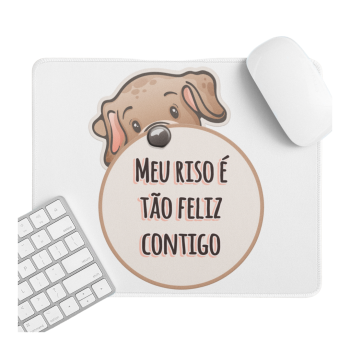 Tapete de Rato Meu Riso É Tão Feliz Contigo