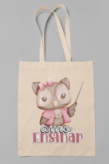 Tote Bag Amo Ensinar